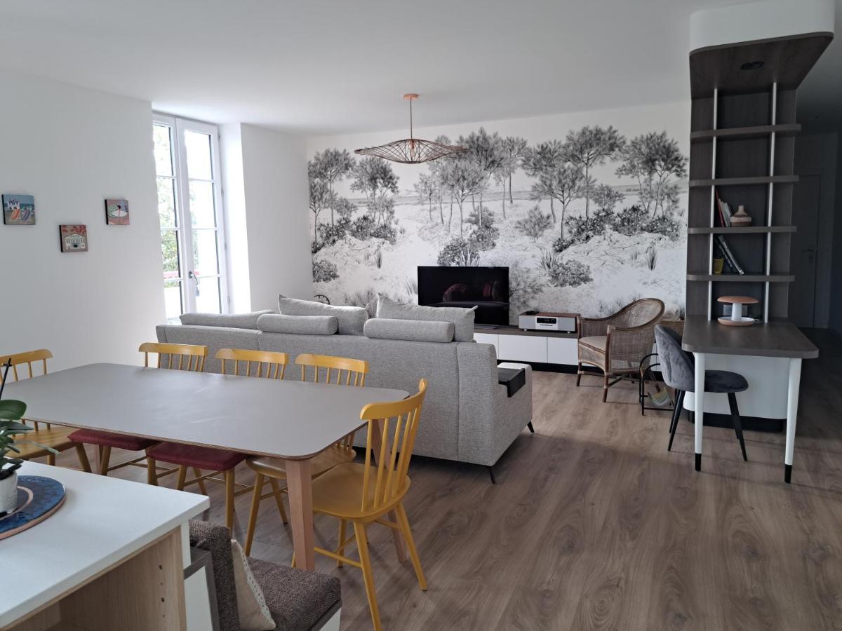Superbe Appartement T3 Au Centre Plage .Parking Hendaye Eksteriør bilde