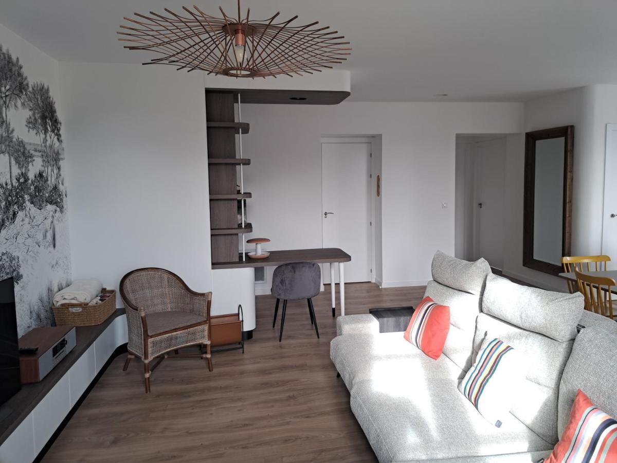 Superbe Appartement T3 Au Centre Plage .Parking Hendaye Eksteriør bilde